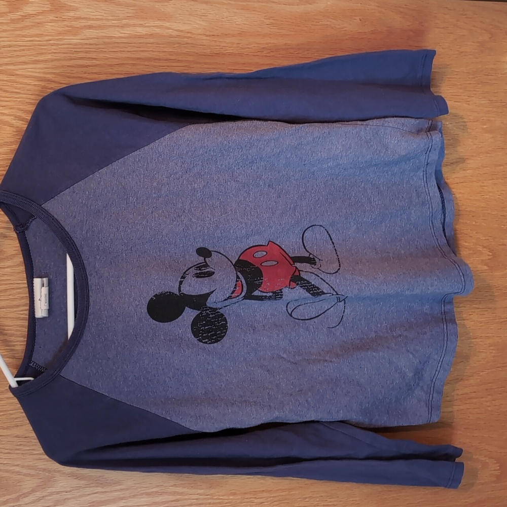 Blue long sleeve Mickey Mouse Jersey - unisex kids Size XL